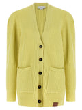 Stella McCartney Bicolor Virgin Wool Cardigan