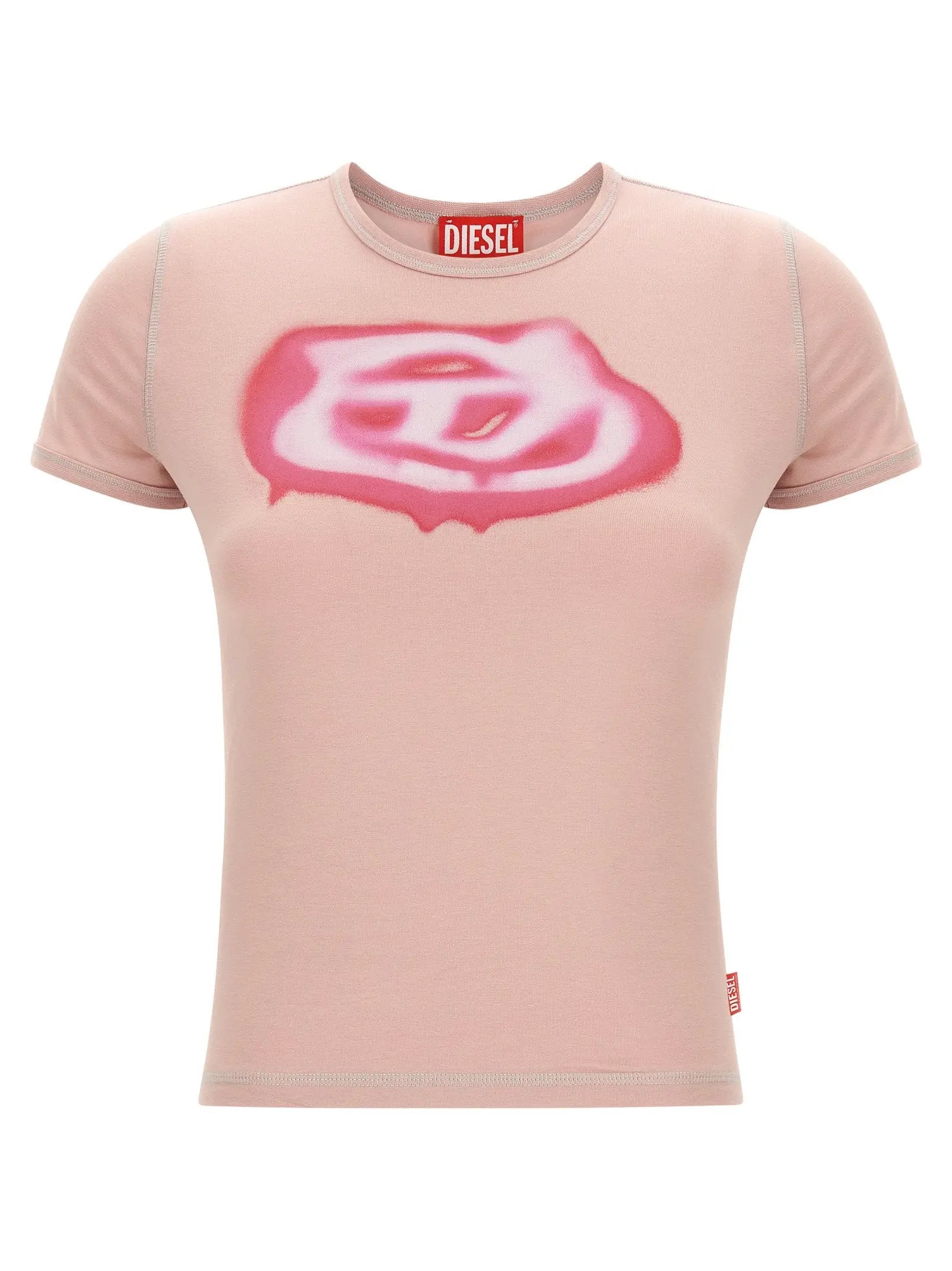 Diesel Multicolor Cotton T-Shirt