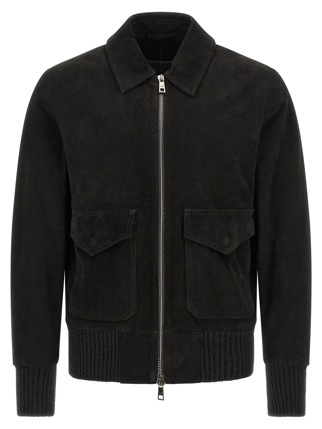 GIORGIO BRATO Black Lamb Leather Leather Jacket
