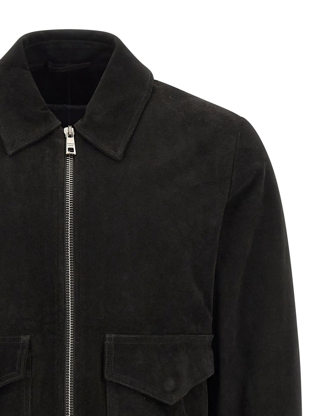 GIORGIO BRATO Black Lamb Leather Leather Jacket
