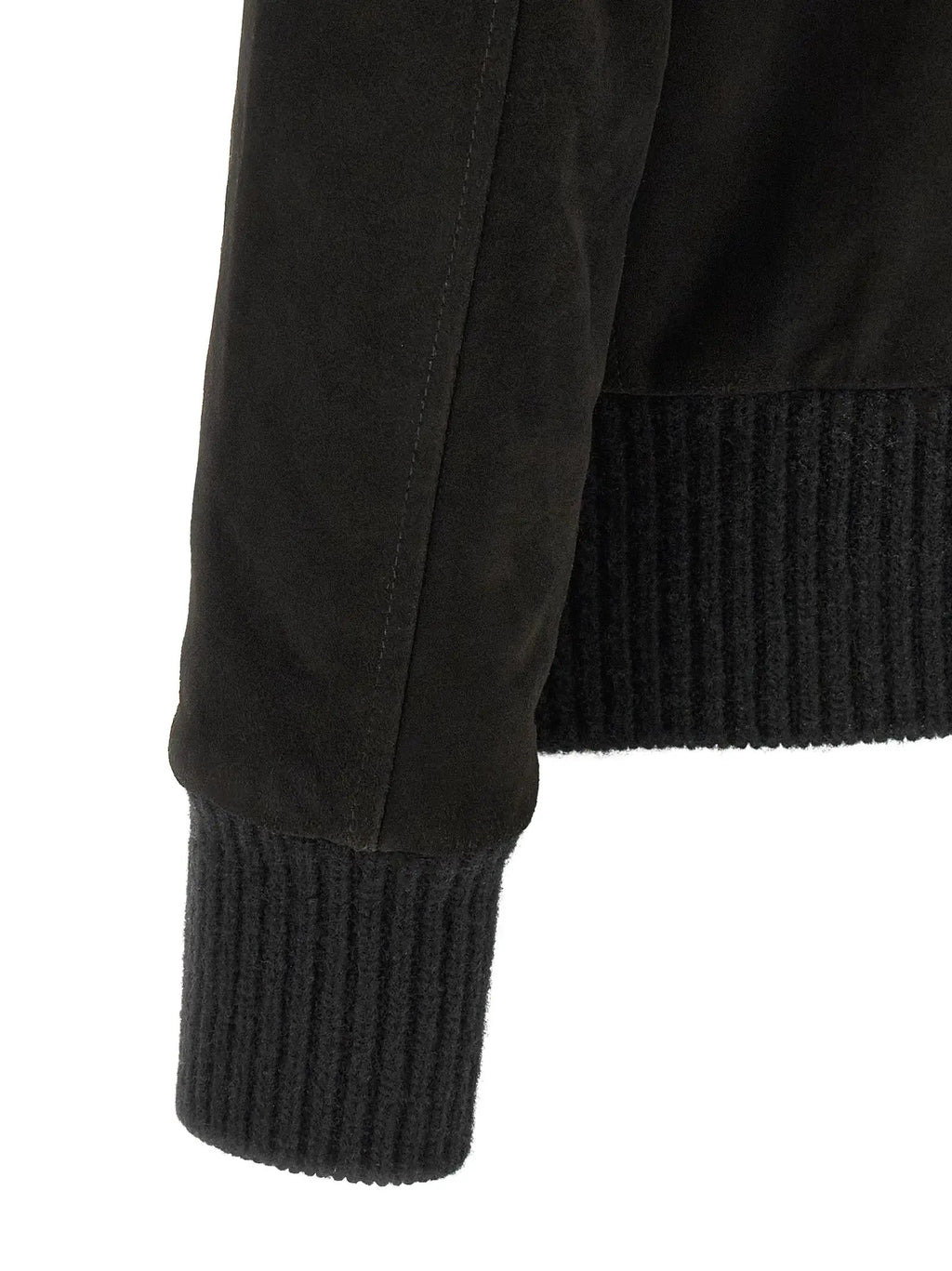 GIORGIO BRATO Black Lamb Leather Leather Jacket