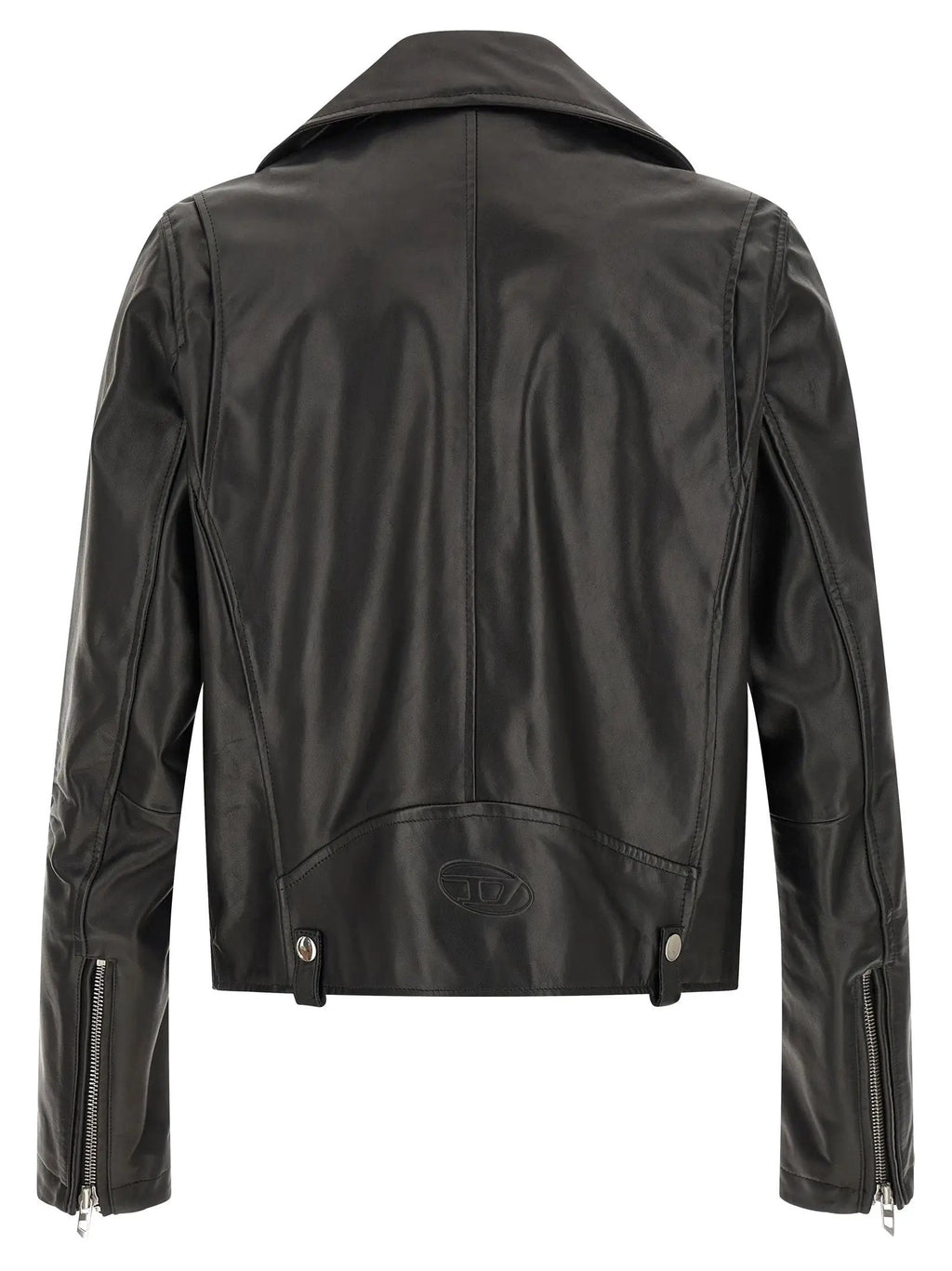 Diesel Black Cowhide Leather Jacket