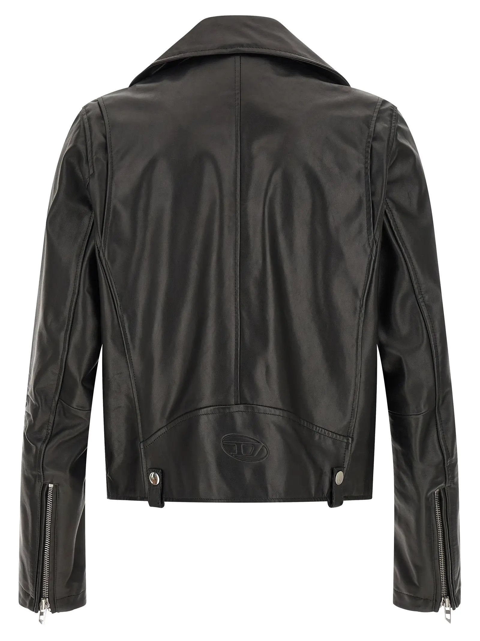 Diesel Black Cowhide Leather Jacket