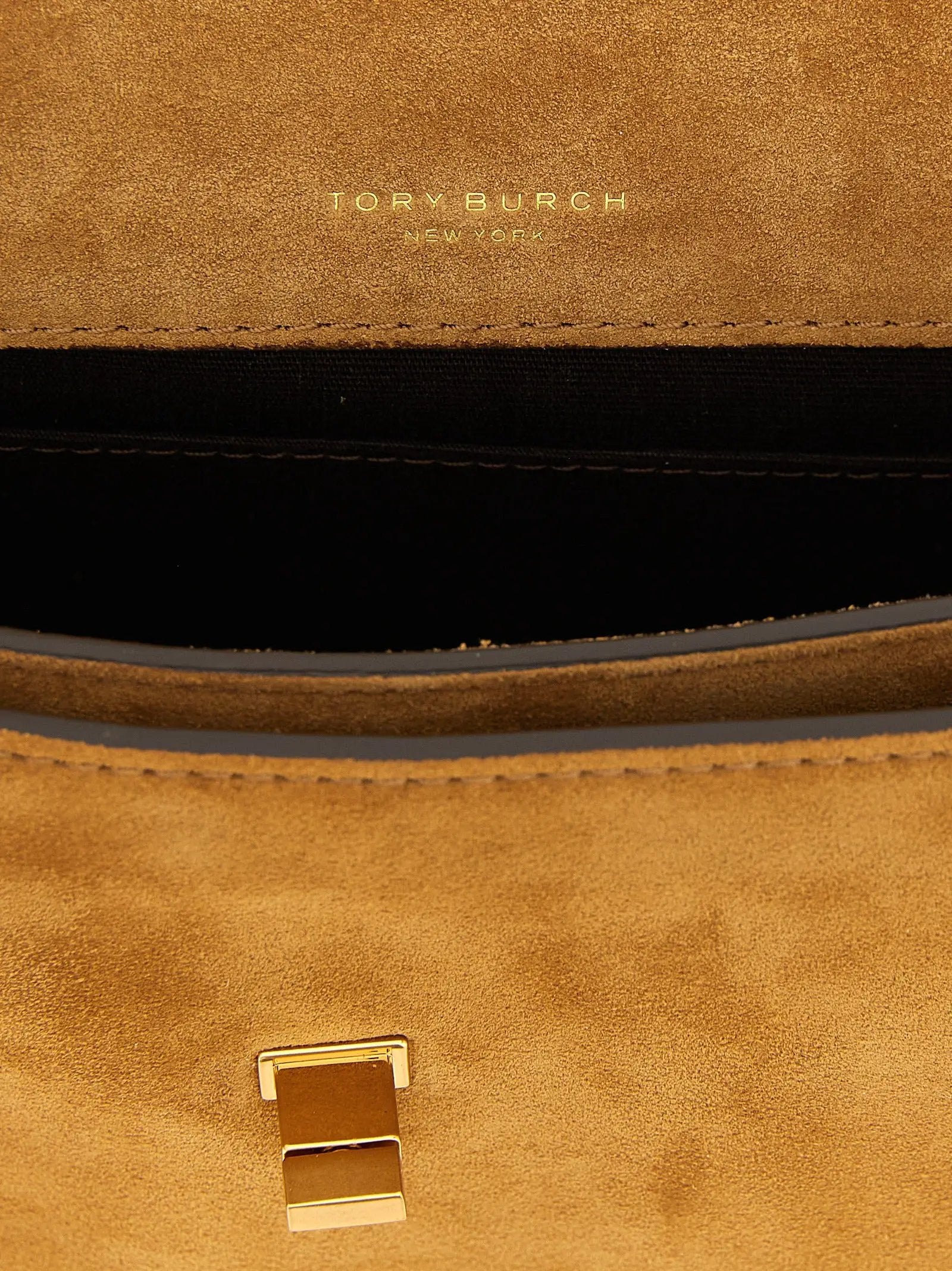 Tory Burch Brown Calfskin Shoulder Bag