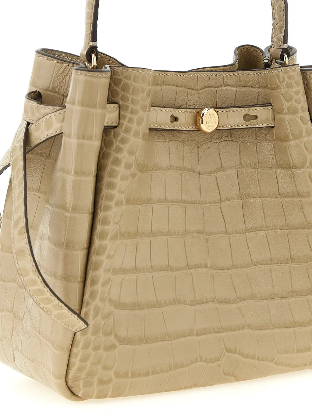 Tory Burch Beige Cowhide Shoulder Bag