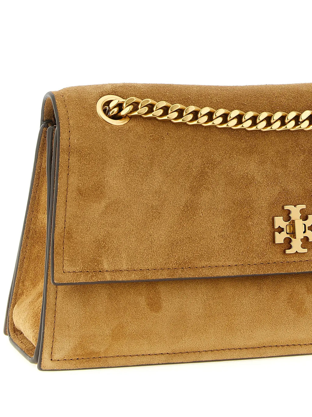 Tory Burch Brown Calfskin Shoulder Bag