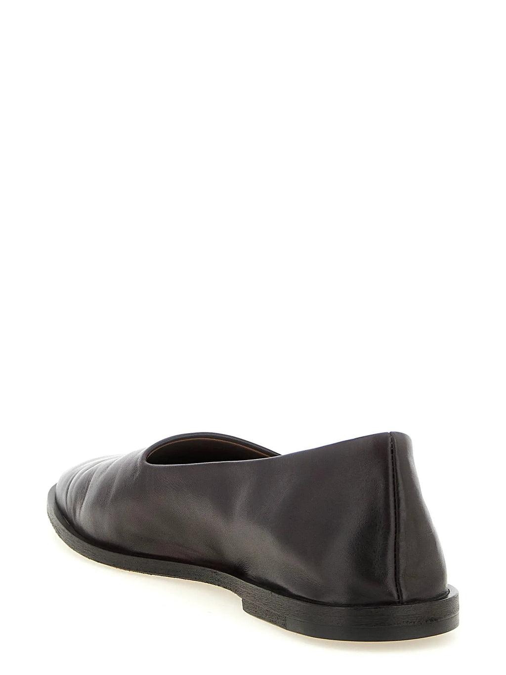 Marsell Brown Calfskin Ballet Flats