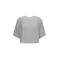 Burberry Burberry White Cotton T-Shirt