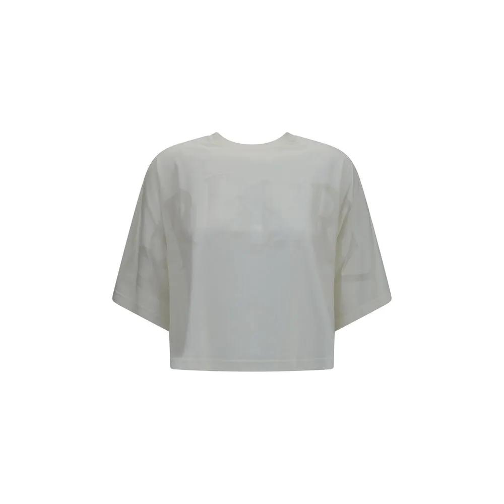 Burberry Burberry White Cotton T-Shirt