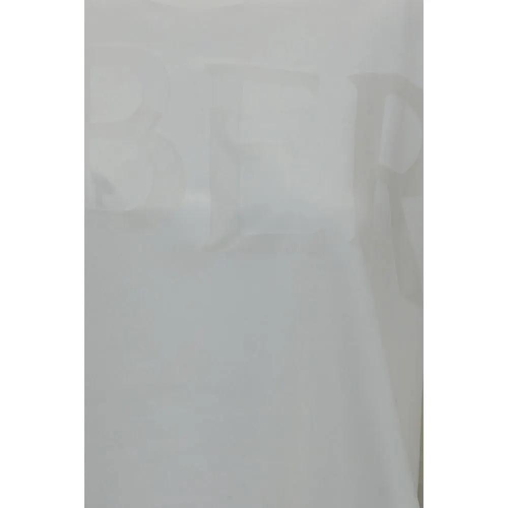 Burberry Burberry White Cotton T-Shirt