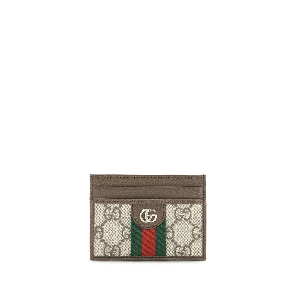 Gucci Gucci Brown Polyethylene Cardholder