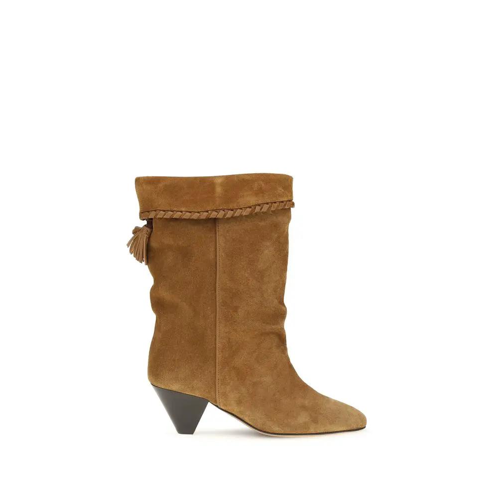 Isabel Marant Isabel Marant Brown Calf Leather Bos Taurus Flat Boots