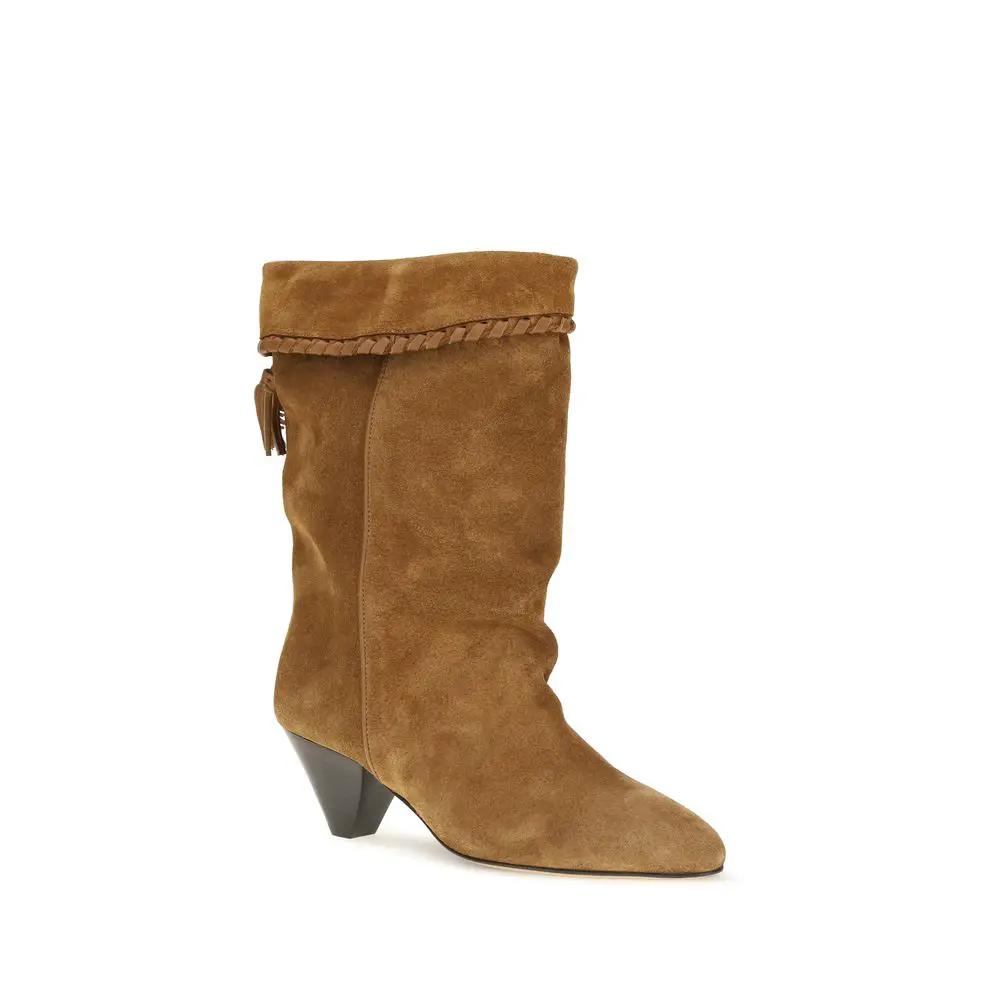Isabel Marant Isabel Marant Brown Calf Leather Bos Taurus Flat Boots