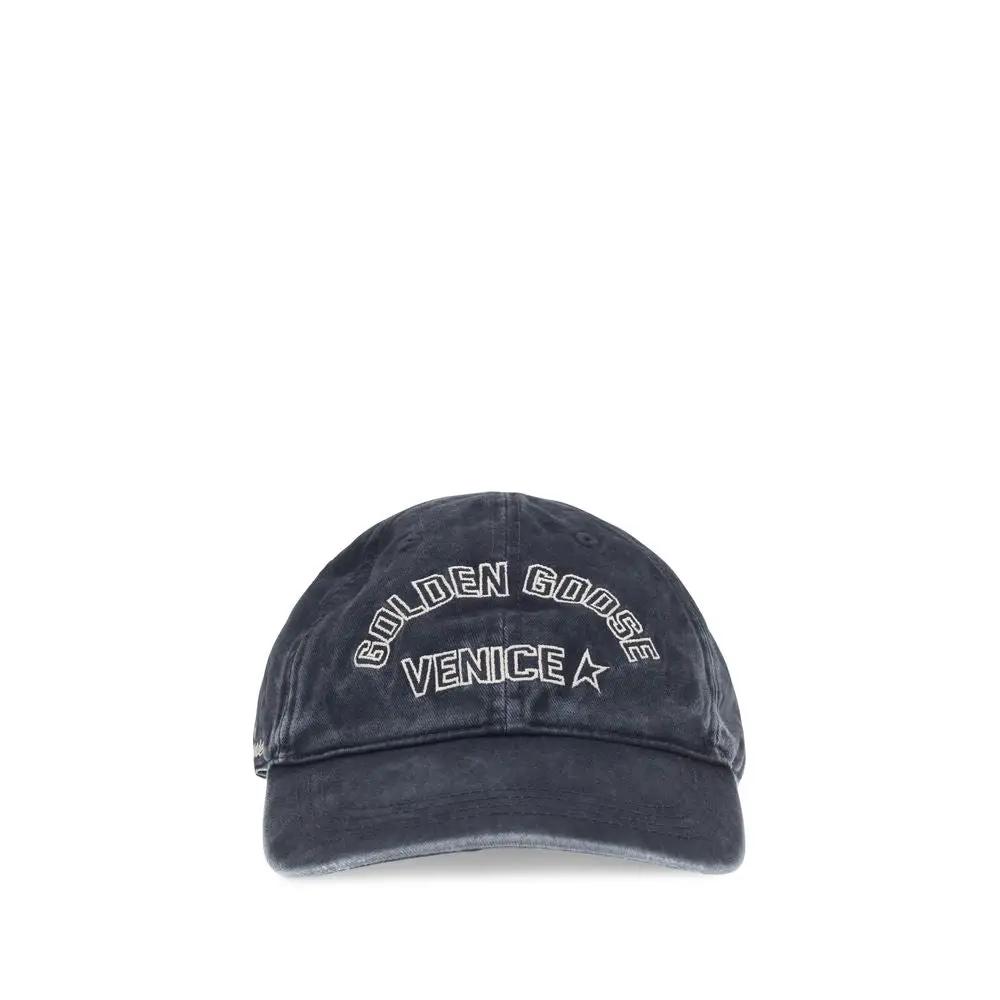 Golden Goose Golden Goose Blue Cotton Cap (Baseball Hat)