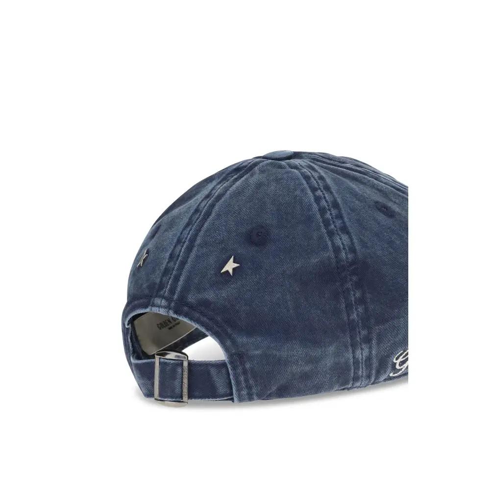 Golden Goose Golden Goose Blue Cotton Cap (Baseball Hat)