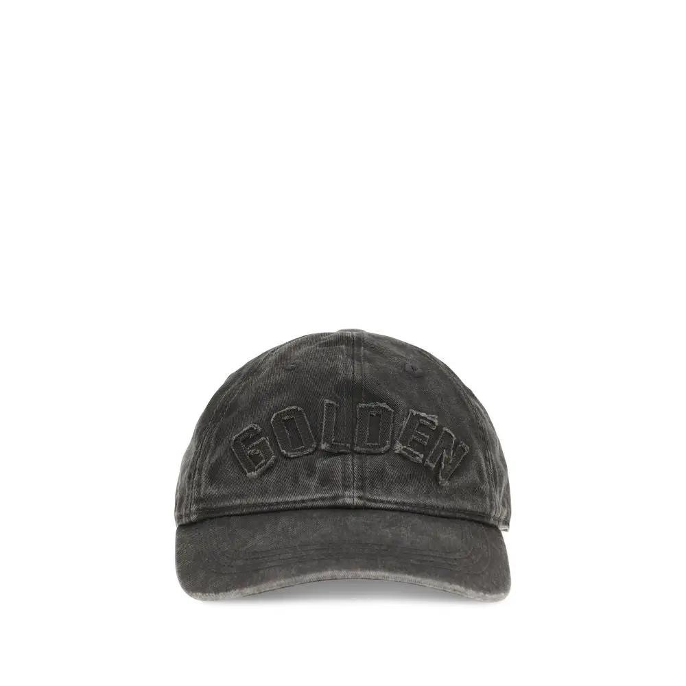 Golden Goose Golden Goose Gray Cotton Cap (Baseball Hat)