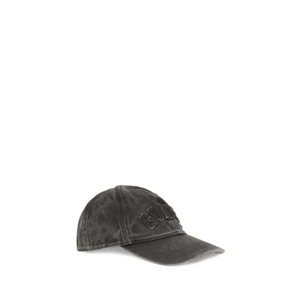 Golden Goose Golden Goose Gray Cotton Cap (Baseball Hat)