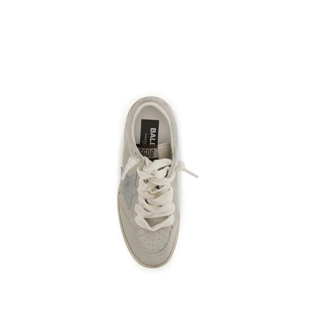 Golden Goose Golden Goose Beige Calf Leather Bos Taurus Low Top Sneakers