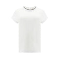 Brunello Cucinelli Brunello Cucinelli White Elastane T-Shirt