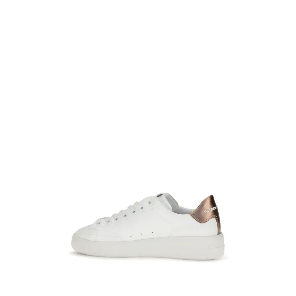 Golden Goose Golden Goose White Calf Leather Bos Taurus Low Top Sneakers