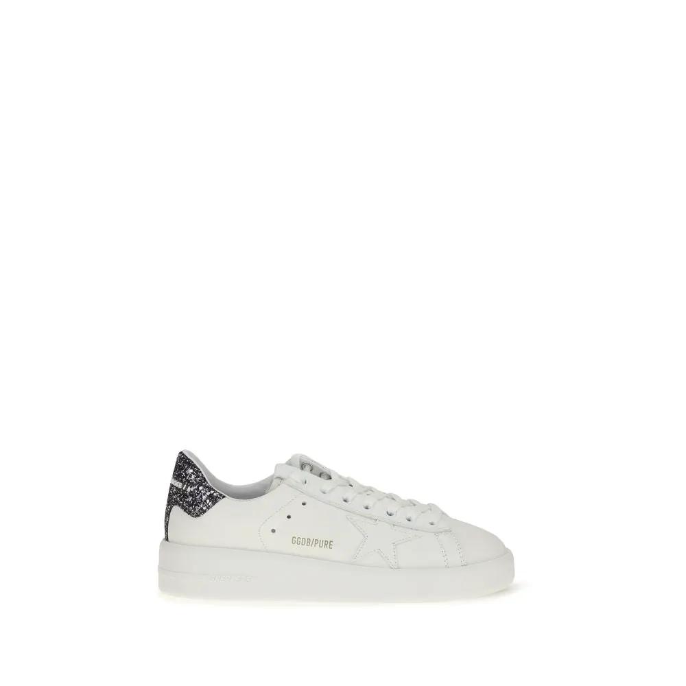 Golden Goose Golden Goose White Calf Leather Bos Taurus Low Top Sneakers