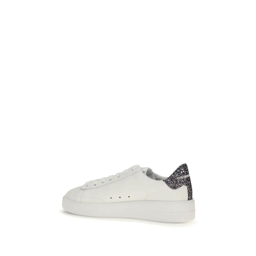 Golden Goose Golden Goose White Calf Leather Bos Taurus Low Top Sneakers