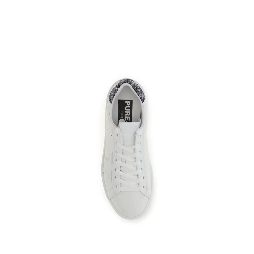 Golden Goose Golden Goose White Calf Leather Bos Taurus Low Top Sneakers
