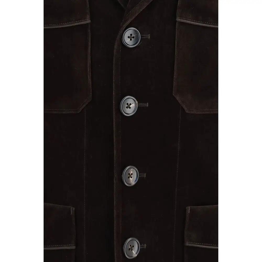 Tom Ford Tom Ford Brown Cotton Blazer
