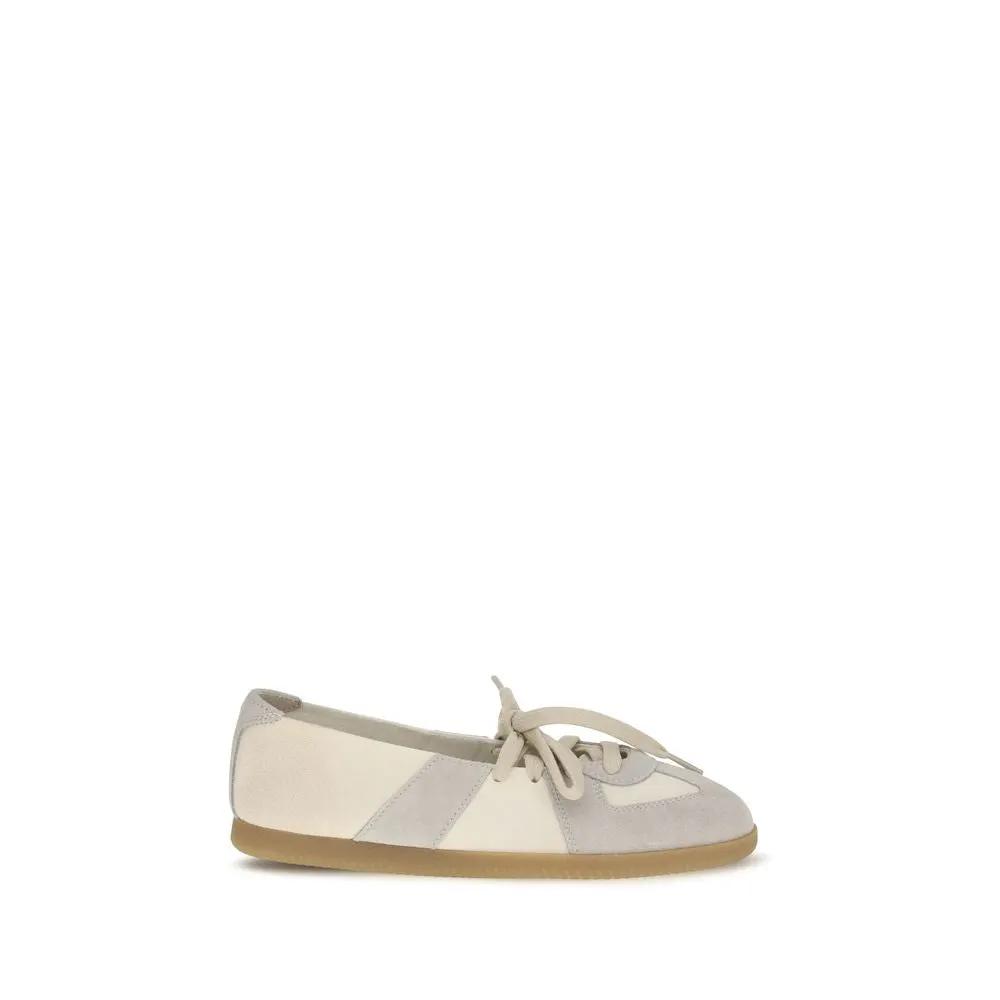 Maison Margiela Maison Margiela Beige Calf Leather Bos Taurus Ballet Flats