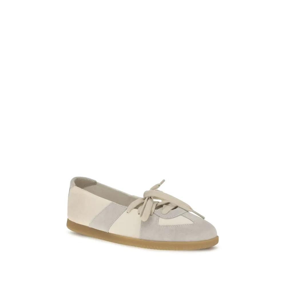 Maison Margiela Maison Margiela Beige Calf Leather Bos Taurus Ballet Flats