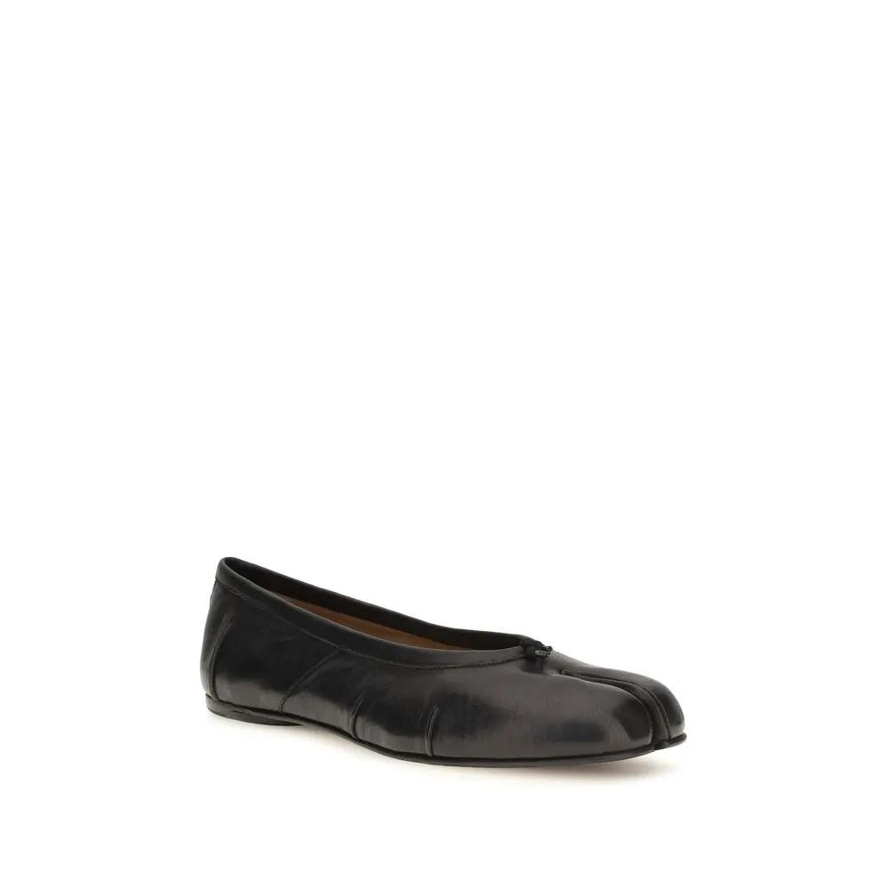 Maison Margiela Maison Margiela Black Lamb Ovis Aries Aries Ballet Flats