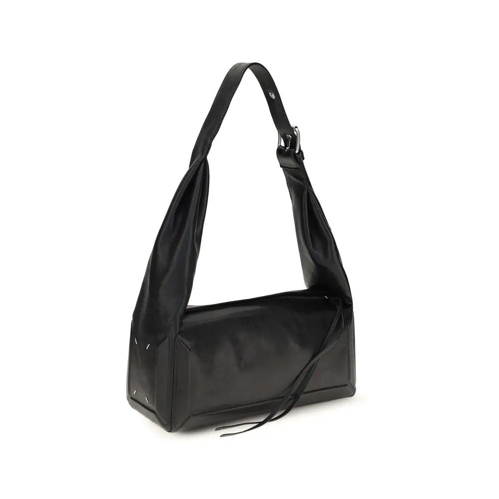 Maison Margiela Maison Margiela Black Leather Shoulder Bag