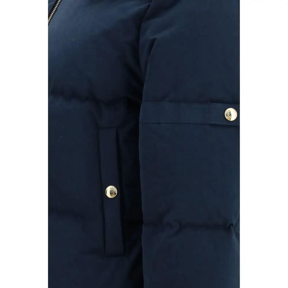 Thom Browne Blue Cotton Full-Length Jacket