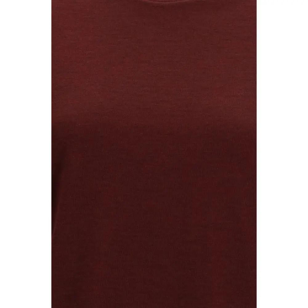 Thom Browne Bordeaux Wool Oves Aries T-Shirt