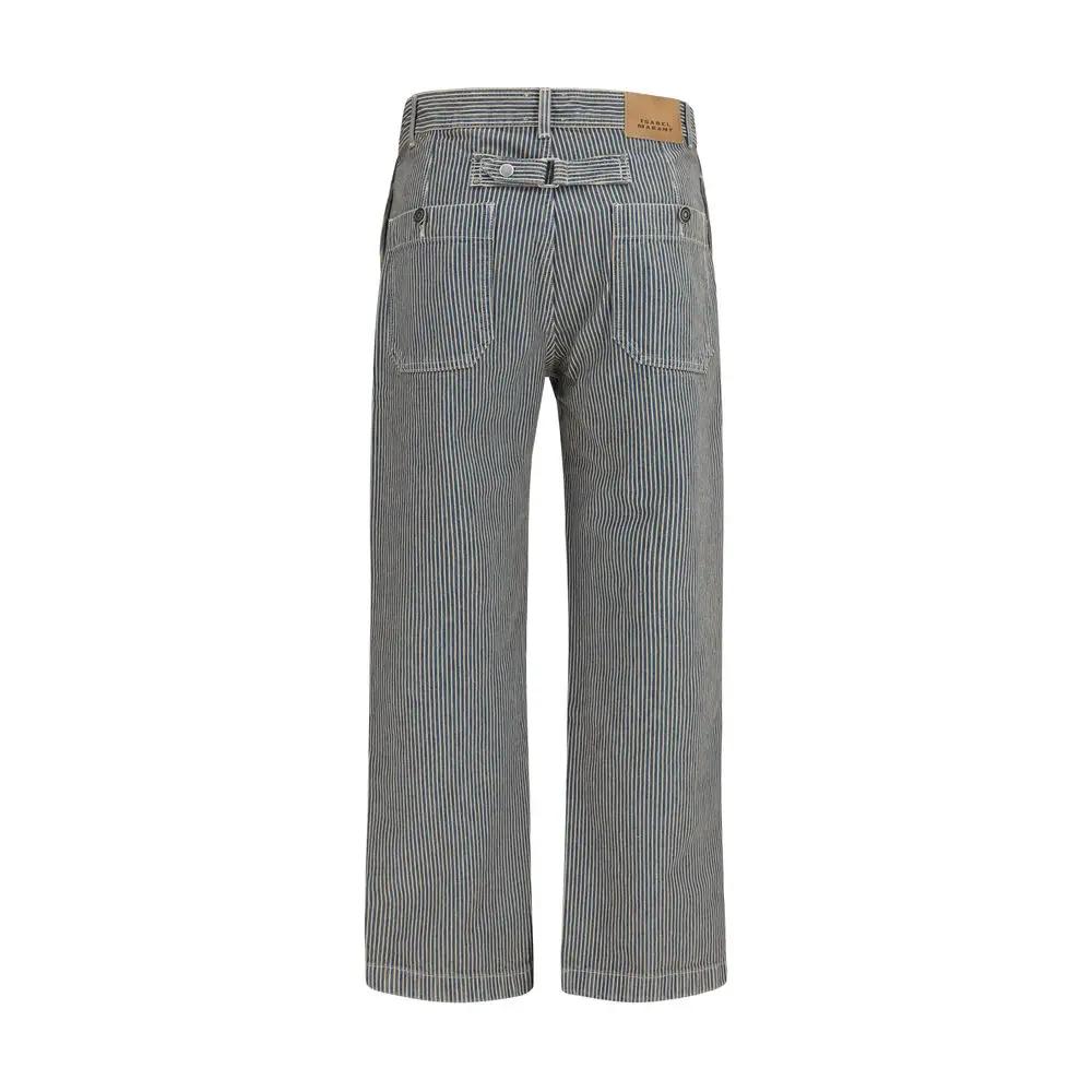 Isabel Marant Étoile Blue Polyester Casual Pants