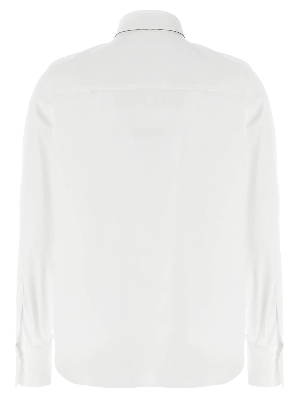 Brunello Cucinelli White Cotton Blouse