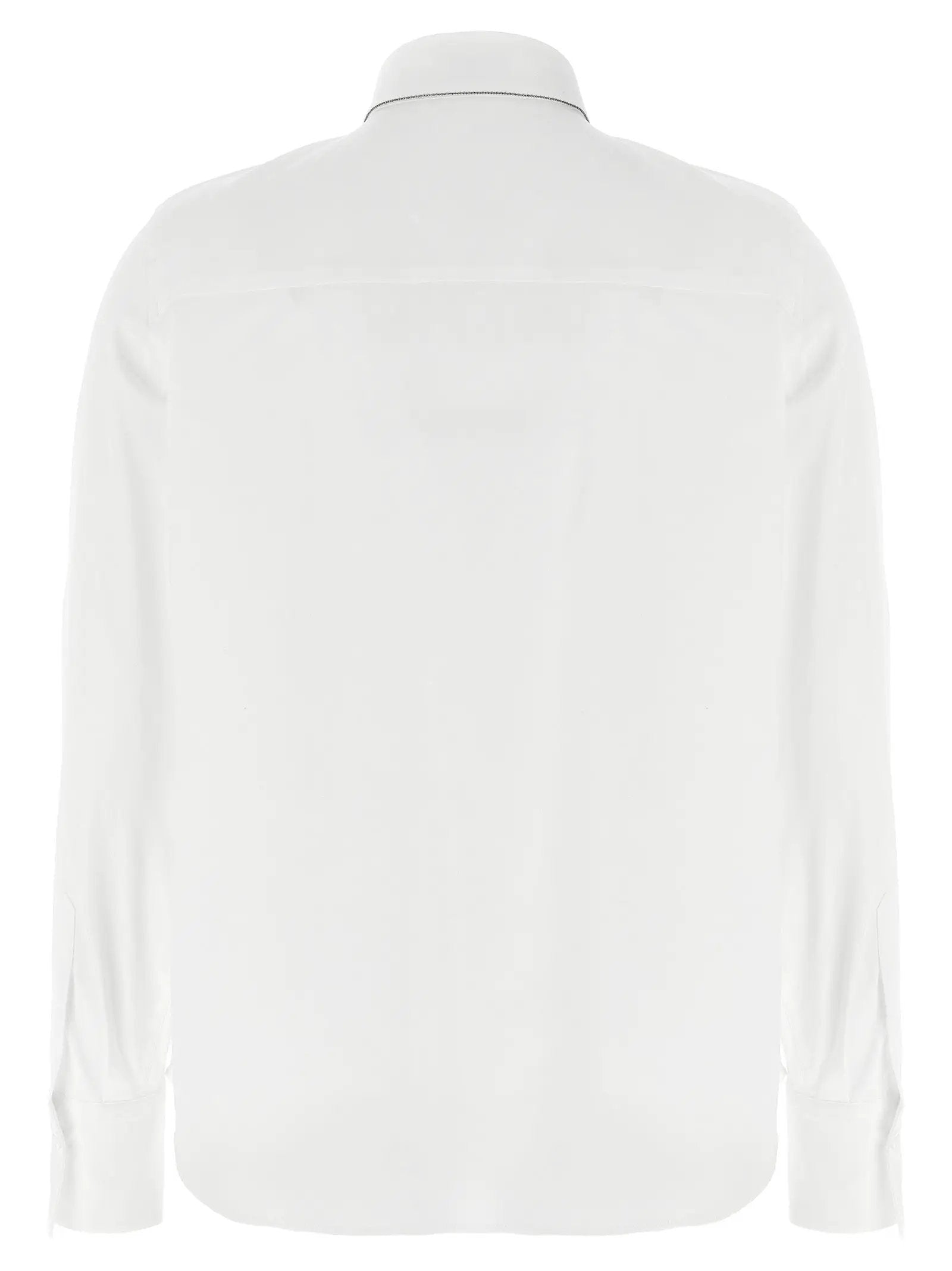 Brunello Cucinelli White Cotton Blouse