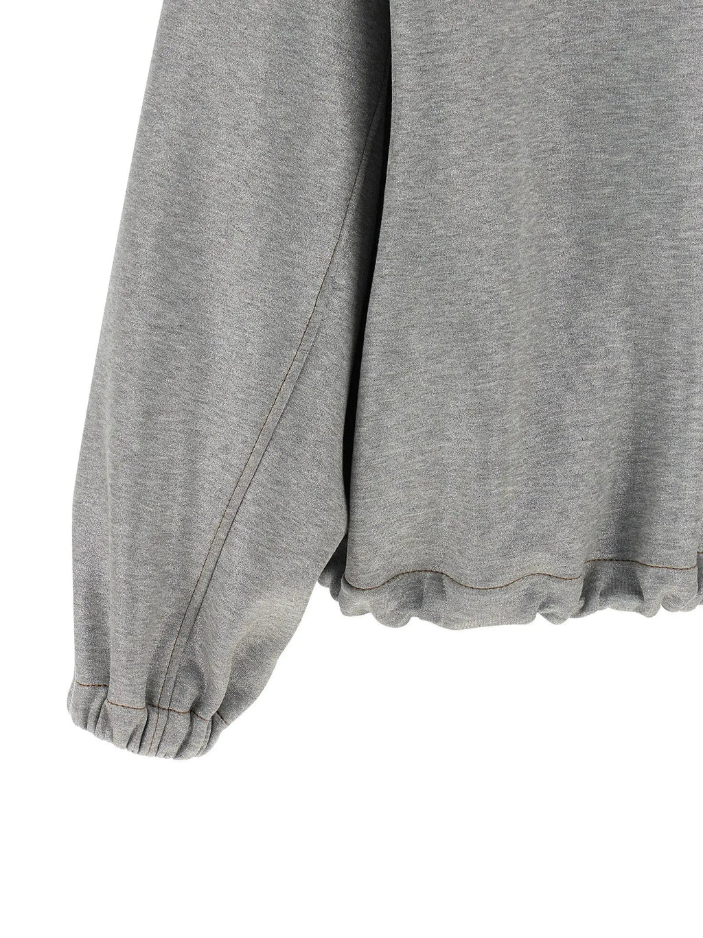 Brunello Cucinelli Silver Cotton Bomber