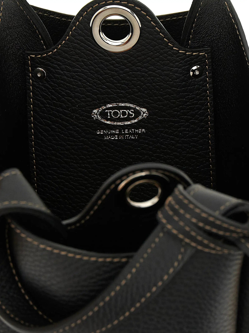 Tod's Black Calfskin Handbag