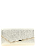 Jimmy Choo Gold Lamb Leather Clutch Bag