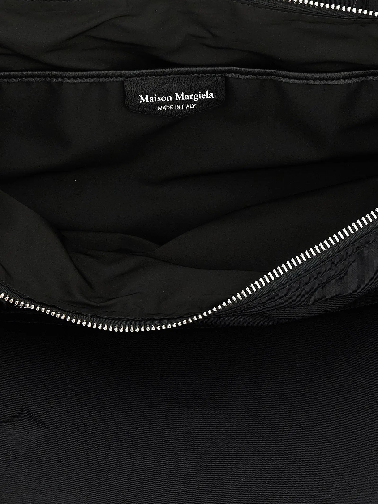 Maison Margiela Black Polyamide Backpack