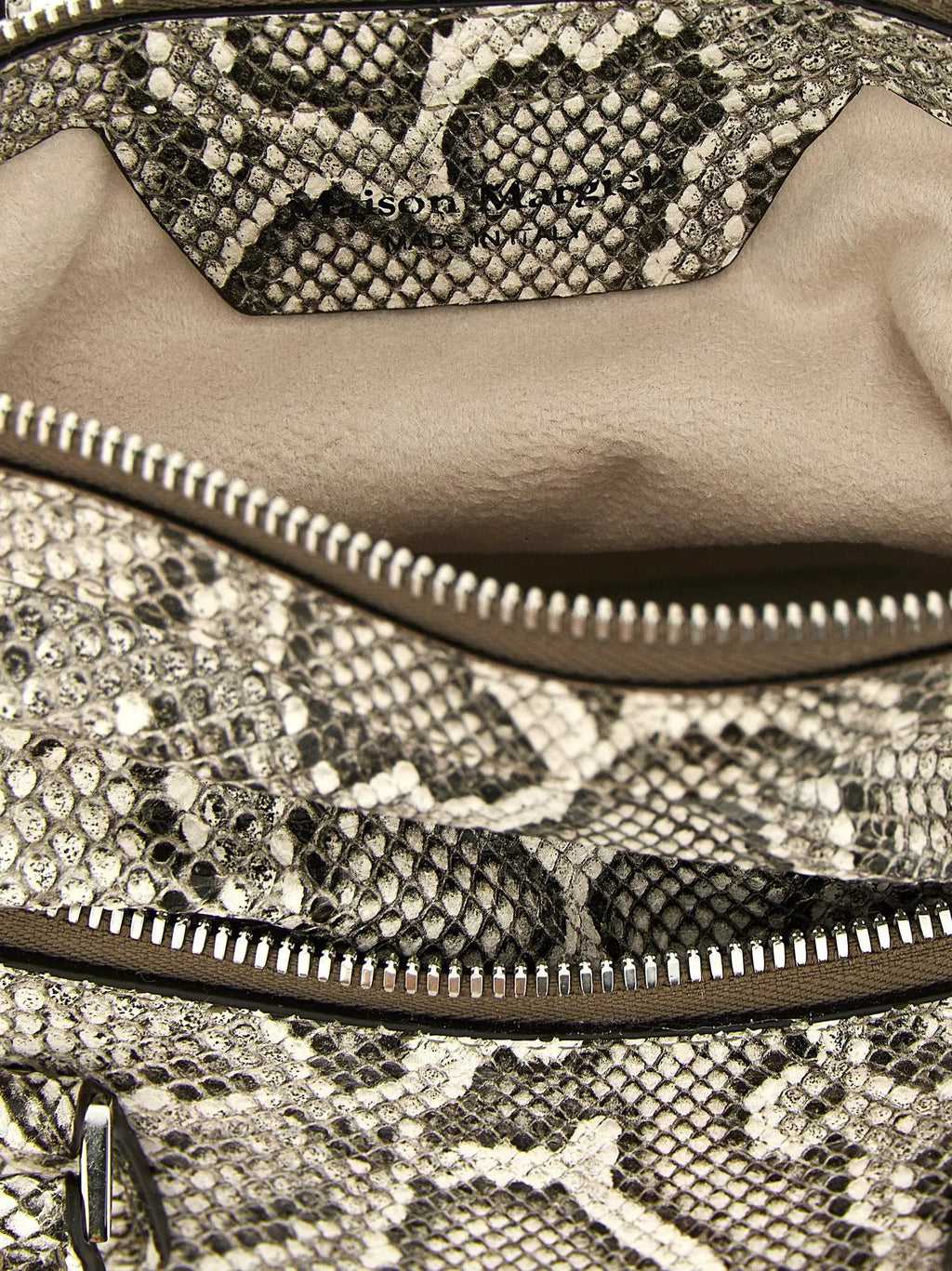 Maison Margiela Gray Goatskin Shoulder Bag