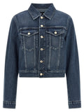 7 For All Mankind Blue Cotton Denim Jacket