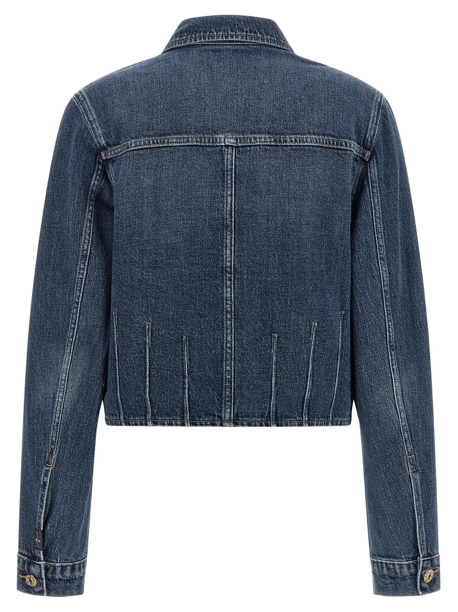 7 For All Mankind Blue Cotton Denim Jacket