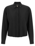 Fabiana Filippi Black Virgin Wool Blouse