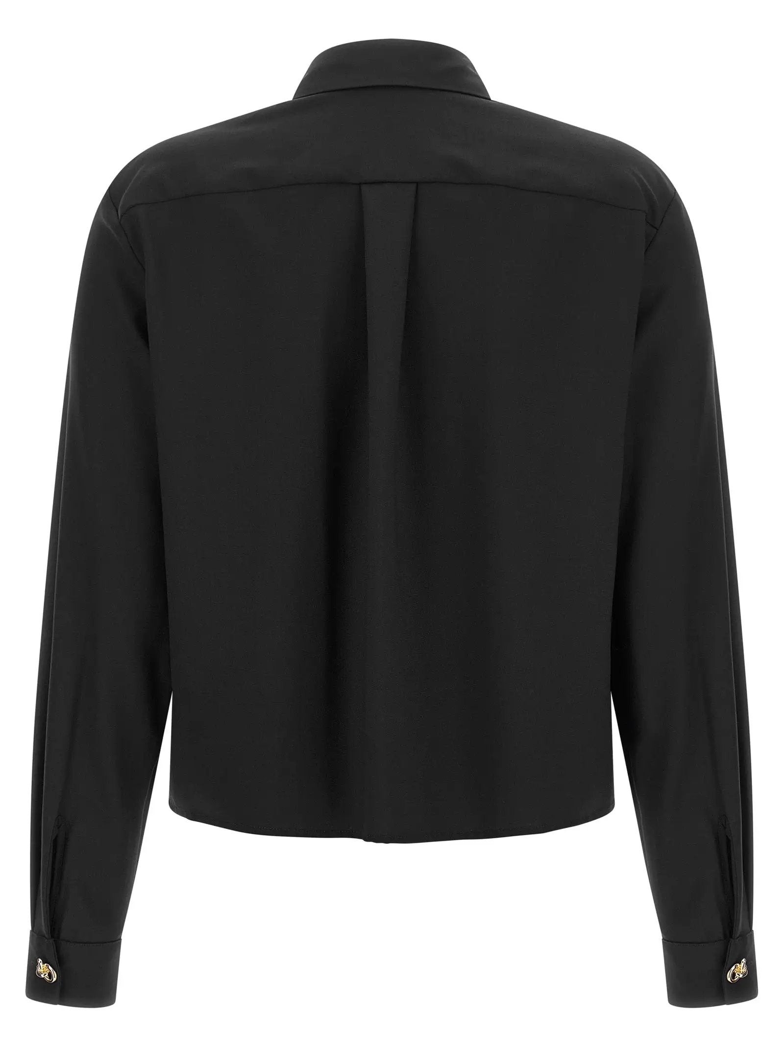 Fabiana Filippi Black Virgin Wool Blouse