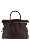 Maison Margiela Bordeaux Calfskin Shoulder Bag