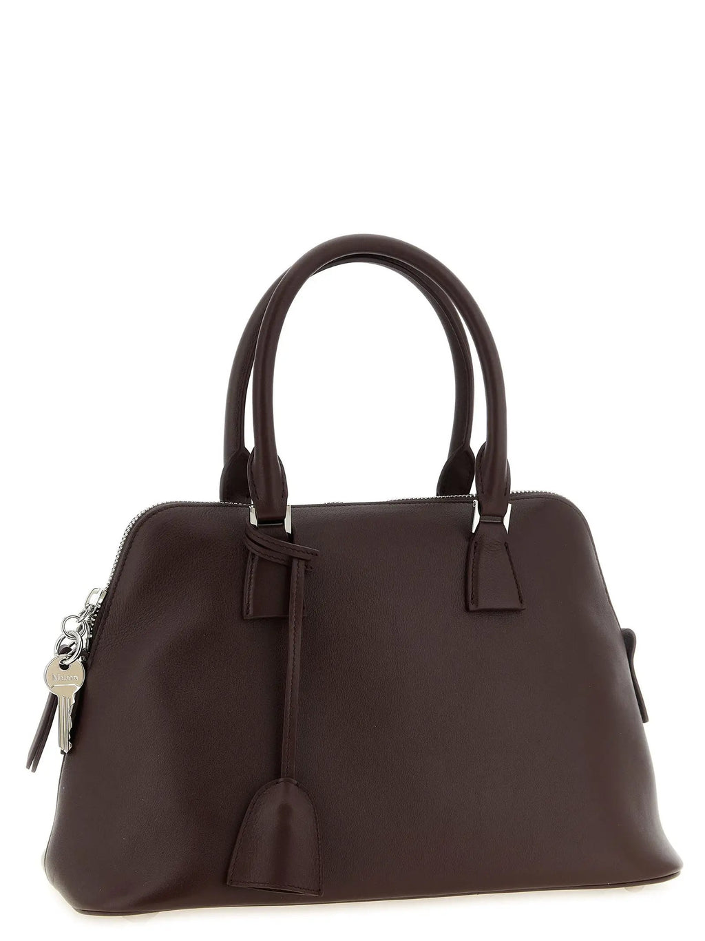 Maison Margiela Bordeaux Calfskin Shoulder Bag