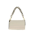 Coccinelle Beige Calf Leather Bos Taurus Shoulder Bag