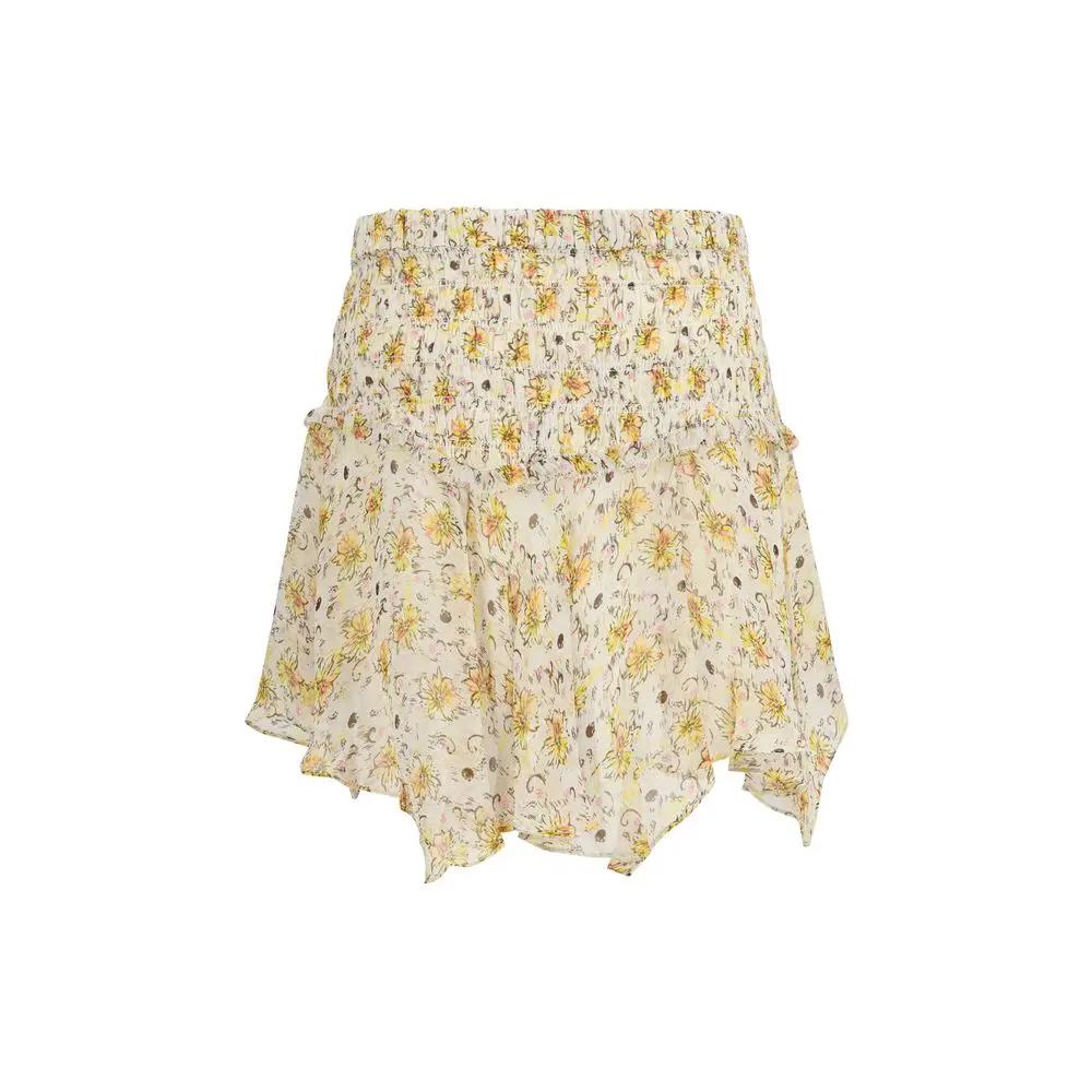Isabel Marant Étoile Beige Viscose Mini Skirt